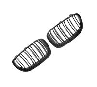 Front hood grille grill 51137179655 Front Bumper Grille Gloss Black Double Slat Hood Grills For 1Series E81 E82 E87 E88 125i 128i 135i