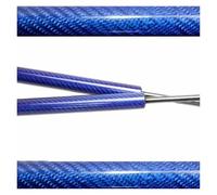 Front Hood Lift Struts Fits for Transit For Tourneo MK7 2007-2014 Front Bonnet Hood Modify Gas Struts Lift Support Shock Damper Absorber Car Front Bonnet Strut(Stainless Steel)(Blue carbon fiber)