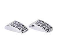 Front Hood Wiper Spray Nozzle Cover Trim Union Jack Style for R50 R52 R55 R56 R57 R58 R59 R60 R61 F54 F55