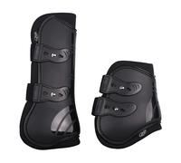 Front horse gaiter and open fetlock guard set QHP