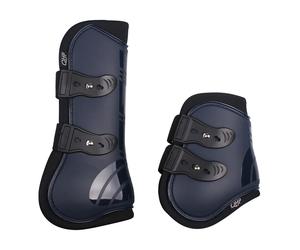 Front horse gaiter and open fetlock guard set QHP