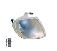 Front indicator white with bulb holder left VW POLO