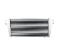 Front intercooler 600 * 300 * 100 Intercooler High-Efficiency Tube Design 76mm OD Front Mount For Large Displacement Vehicles