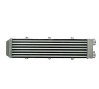 Front intercooler For Aluminum Intercooler 550x140x70 Mm 2" Inlet Outlet Delta Fin Design One Sided
