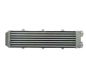 Front intercooler For Aluminum Intercooler 550x140x70 Mm 2" Inlet Outlet Delta Fin Design One Sided