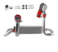 Front intercooler for Hyundai for Genesis 2.0T Turbo 2010-2012 Bar&Plate Aluminum Intercooler Piping Hose Kit Front Mount