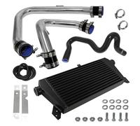 Front intercooler For VW For Passat For A4 B5 1.8T 1996 1997 1998 1999 2000 2001 Upgrade FMIC Intercooler Kit(Black)