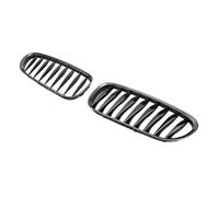 Front Kidney Double Bridge Grill Front Fence Grill Grille ABS Carbon Fiber For BMW For Z4 For E85 For E86 2003 2004 2005 2006 2007 2008 2009 51117117757 51117117758 Front Air Grille
