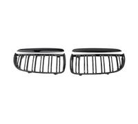 Front Kidney For BMW E90 E91 3 Series 320i 325i 328i 2005 2006 2007 2008 Gloss Matt Black Line Front Kidney Grille Grill Double Slat 1 Pair Front Grill(Double Line Black)
