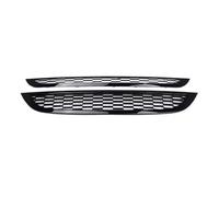 Front Kidney Front Bumper Upper Lower Grille Cover Glossy Black Honeycomb Mesh Grill Guard Cover For MINI For One R50 R52 R53 2002-2006 2piece Front Grill