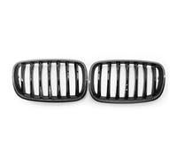 Front Kidney Grill Carbon Fiber Style Frame Grill Left Right Car Front Kidney Grille Compatible With BMW For E70 X5 2008 2009 2010 2011 2012 2013