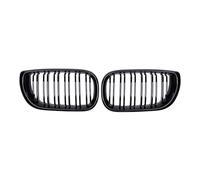 Front Kidney Grill For 3 Series E46 4 Door 2002-2005 Car Front Kidney Grill Gloss Black Double Slat Hood Grille Racing Grills Replacement Front Bumper Grille