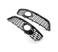 Front Kidney Grill For A3 For 8P 2009-2013 1 Pair Car Front Bumper Fog Light Mesh Grille Fog Lamp Honeycomb Grille 8P0807682D Front Grille Grills