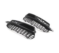 Front Kidney Grill For A3 For S-Line 2014-2016 Front Bumper Fog Light Grill Honeycomb Cover W/Black Trim Grille 8V3807681L 8V3807682L(Pair)