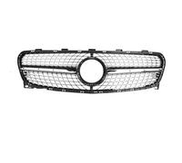 Front Kidney Grill For Benz X156 For GLA GLA200 GLA250 GLA260 2014-2019 Front Bumper Grill GT For AMG Diamond Style Grille Accessories Front Grills(17-19 Diamond Black)