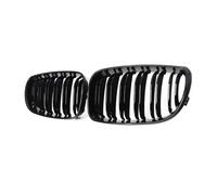 Front Kidney Grill For BMW 1 SERIES E81 E82 E87 E88 5DR 3DR 2007-2013 Car Front Grills Kidney Glossy Black Kidney Grilles Dual Slat Front Grills