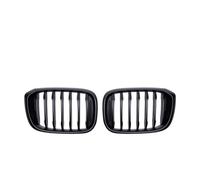 Front Kidney Grill For BMW 3 4 For X3 For X4 G01 G02 G08 2018 2019 2020 2021 One Pair Front Kidney Grilles 1 Slats Singel Line Car Styling Grills Front Grills(Matte Black)