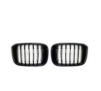 Front Kidney Grill For BMW 3 4 For X3 For X4 G01 G02 G08 2018 2019 2020 2021 One Pair Front Kidney Grilles 1 Slats Singel Line Car Styling Grills Front Grills(Gloss Black)
