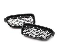 Front Kidney Grill For BMW 3 Series F30 F31 F35 2012-2019 Carbon Fiber Grill Facelift Racing Grille Kidney Front Bumper Grill Accessories Front Grills(Chrome black diamond)