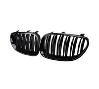 Front Kidney Grill For BMW 5 Series E60 For M5 E61 520i 545i 550i 535i 2003-2010 Front Bumper Kidney Grille Grill Hood Mesh Double Line Refit Body Kit Front Grills
