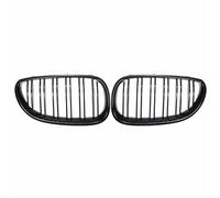 Front Kidney Grill For BMW 5 Series E60 For M5 E61 520i 545i 550i 535i 2003-2010 Glossy Black Front Kidney Grille Grill Hood Mesh Double Line Grille Front Grills