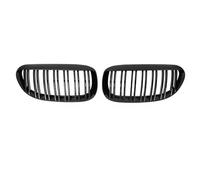 Front Kidney Grill For BMW 6 Series M6 E63 E64 630i 650i 645ci 2004-2010 Car Front Bumper Kidney Grill Gloss Black Double Slat Grille ABS Front Grills