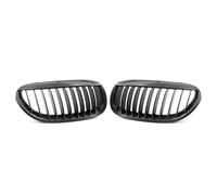 Front Kidney Grill For BMW E63 E64 650i 6 Series M6 2004 2005 2006 2007 2008 2009 2010 2x Front Kidney Bumper Grille Carbon Fiber ABS Car-Styling Front Grills