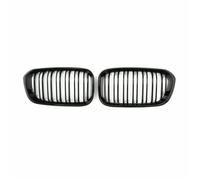 Front Kidney Grill For BMW F20 F21 120i For LCI 1 Series 2015 2016 2017 Racing Grille Glossy Black Front Kidney Grill Grille 2 Slat Front Grills