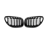 Front Kidney Grill For BMW For 5 Series For E60 E61 For M5 For 525i 530i 2003-2010 Glossy Black Front Bumper Grill Slat Racing Grilles