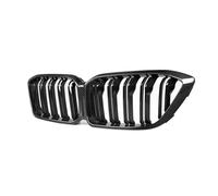Front Kidney Grill For BMW For M2 Series F87 For LCI 2019-2022 Real Dry Carbon Fiber Front Grill Grille Front Bumper Air Vent Hood Kidney Grille Front Grills
