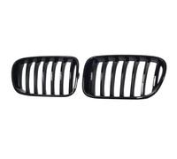 Front Kidney Grill For BMW For X3 F25 2010 2011 2012 2013 2PCS Front Kidney Grille Grill 1 Slat Gloss Black Front Hood Grills Car Styling Front Grills