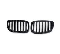 Front Kidney Grill For BMW For X5 E53 For LCI 2004 2005 2006 Glossy Black Front Hood Kidney Grille Grill ABS Dual Line Replacement Grille Front Grills