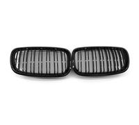 Front Kidney Grill For BMW For X5 For E70 E71 For X5M 2-Pc Set Black Grill Front Double Line Grille Front Grille Grills
