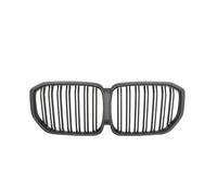 Front Kidney Grill For BMW For X5 G05 2019-2023 Chrome Black Diamonds Style Front Upper Grilles Glossy Single Line Style Racing Grill Accessories Front Grills(Double-Matte Black)