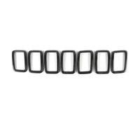 Front Kidney Grill For Jeep For Grand For Cherokee 2014-2023+ Car Front Grille Mesh Insert Decoration Cover Trim Car Exterior Accessories Front Grills(2017up Carbon Ring)
