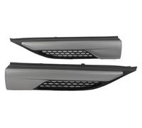 Front Kidney Grill Front Bumper Grille For Land For Rover For Range For for Evoque 2012-2019 2Pcs Gray Car for Fender Grill