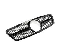 Front Kidney Grill Front Bumper Grille Racing Grilles Replacement Compatible With Benz C-Class For W203 2001-2007 C200 C240 C280 C320 Sedan 4D(Black)