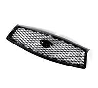 Front Kidney Grill Front Bumper Upper Grille Hood Mesh Grill Replacement Compatible With Infiniti For Q50 Q50S 2014 2015 2016 2017 JDM Style