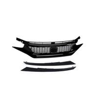 Front Kidney Grill Front Grille Racing Grill Net Car Grid Splitter Upper Bumper Hood Mesh Grills For Civic 10th Gen 2016 2017 2018 2019 2020 2021 Front Bumper Grille(19-20 Type 2)