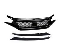 Front Kidney Grill Front Grille Racing Grill Net Car Grid Splitter Upper Bumper Hood Mesh Grills For Civic 10th Gen 2016 2017 2018 2019 2020 2021 Front Bumper Grille(2021 Type 2)