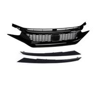 Front Kidney Grill Front Grille Racing Grill Net Car Grid Splitter Upper Bumper Hood Mesh Grills For Civic 10th Gen 2016 2017 2018 2019 2020 2021 Front Bumper Grille(16-18 Type 2)