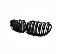 Front Kidney Grill Grilles, Glossy Black, Double Wire,E60 E61