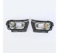 Front Kidney Grille 1Pair2pcs Car Bumper Fog Light Cover Bezel Grille With Chrome Frame Front Parts For Peugeot 308 For GT Line 2016 2017 2018 2019 Car Front Bumper Grille