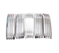 Front Kidney Grille Car modeling 6pc/set For Toyota For Land For Cruiser For Prado FJ150 2018 Chrome Front center grille grill cover trim Car Front Bumper Grille
