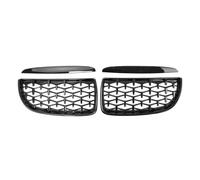 Front Kidney Grille For BMW E90 E91 323I 328I 335I 330I 325I 2005-2008 Car Front Kidney Grille Diamond Style Grills Racing Grill 3 Series Grilles Car Front Bumper Grille(Black)