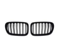 Front Kidney Grille For BMW For X3 F25 2010-2013 Silver Diamonds Style Racing Double Slat Grills All Black Single Line Front Bumper Grilles