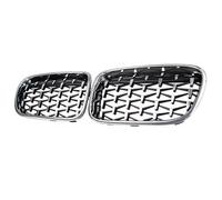 Front Kidney Grille For BMW For X3 F25 2011 2012 2013 Car Front Grill Diamond Kidney Grilles Racing Grills Chrome Grille Style Auto Replacement Part