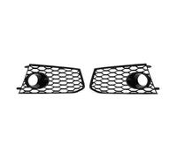 Front Kidney Grille, For RS7 2014 2015 2016 2017 2018 Glossy Black Car Front Honeycomb Fog Light Grille Cover Mesh Grill