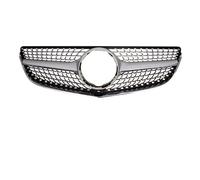 Front Kidney Grille Front Middle Grille Bumper Grill Accessory For E200 E250 E300 E400 E500 For Benz E Coupe C207 A207 W207 2014-2016 Front Grill(Diamond Sltyle A)