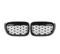 Front Kidney Grille Grill Car Accessory Front Kidney Grille For BMW For X3 For F25 For X4 For F26 2014 2015 2016 2017 Diamond Meteor Latest Style Mesh Grills ABS Plastic(Black)